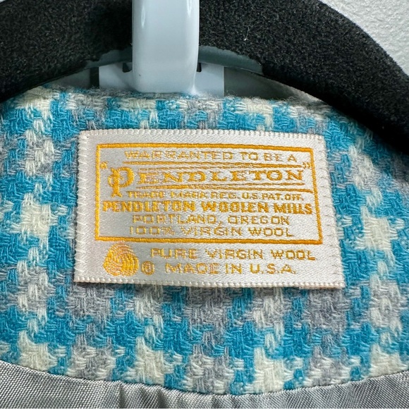 Vintage Pendleton Plaid Blazer Jacket - Picture 6 of 7